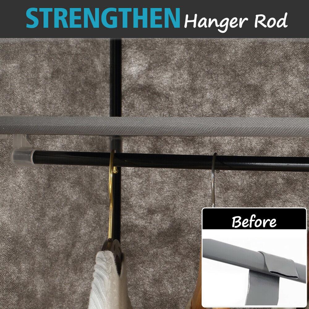 Portable Wardrobe Clothes Closet Storage Cabinet Organiser Unit Shelf Levede