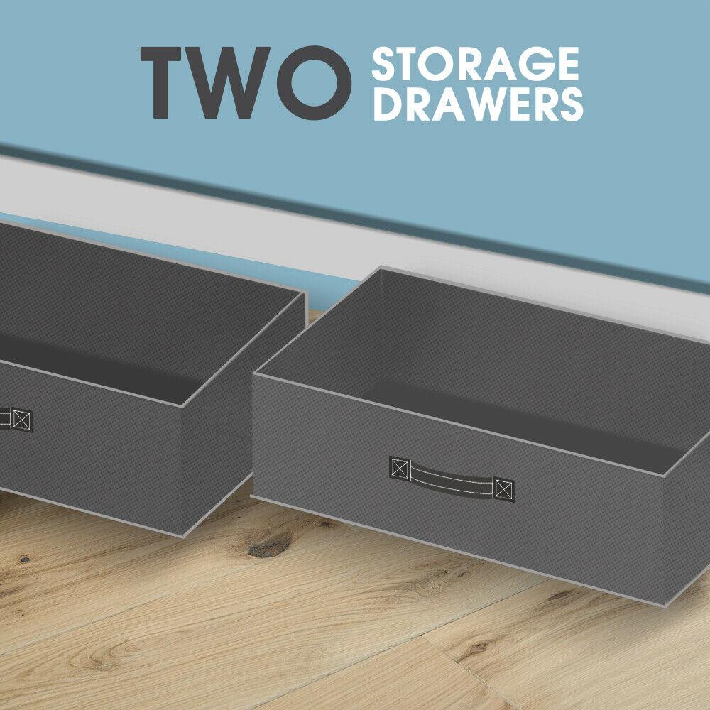 Portable Wardrobe Clothes Closet Storage Cabinet Organiser Unit Shelf Levede