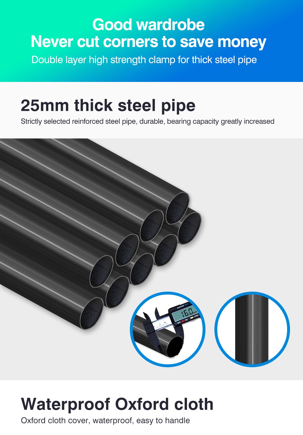 Portable Wardrobe 4 Drawers Large Storage Cabinet Organiser Shelf Rack Levede