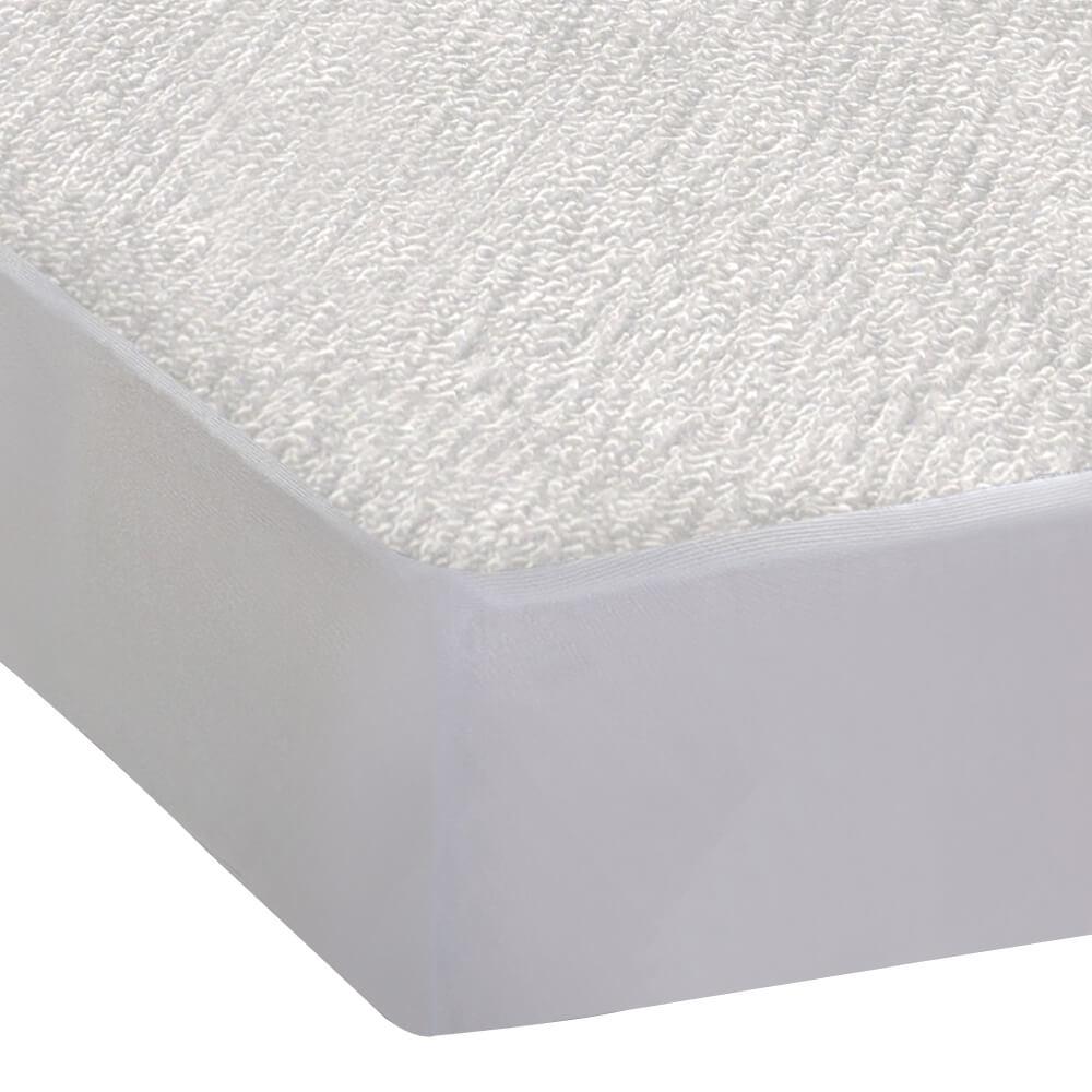 Fitted Waterproof Mattress Protector with Bamboo Fibre Cover King Single Dreamz
