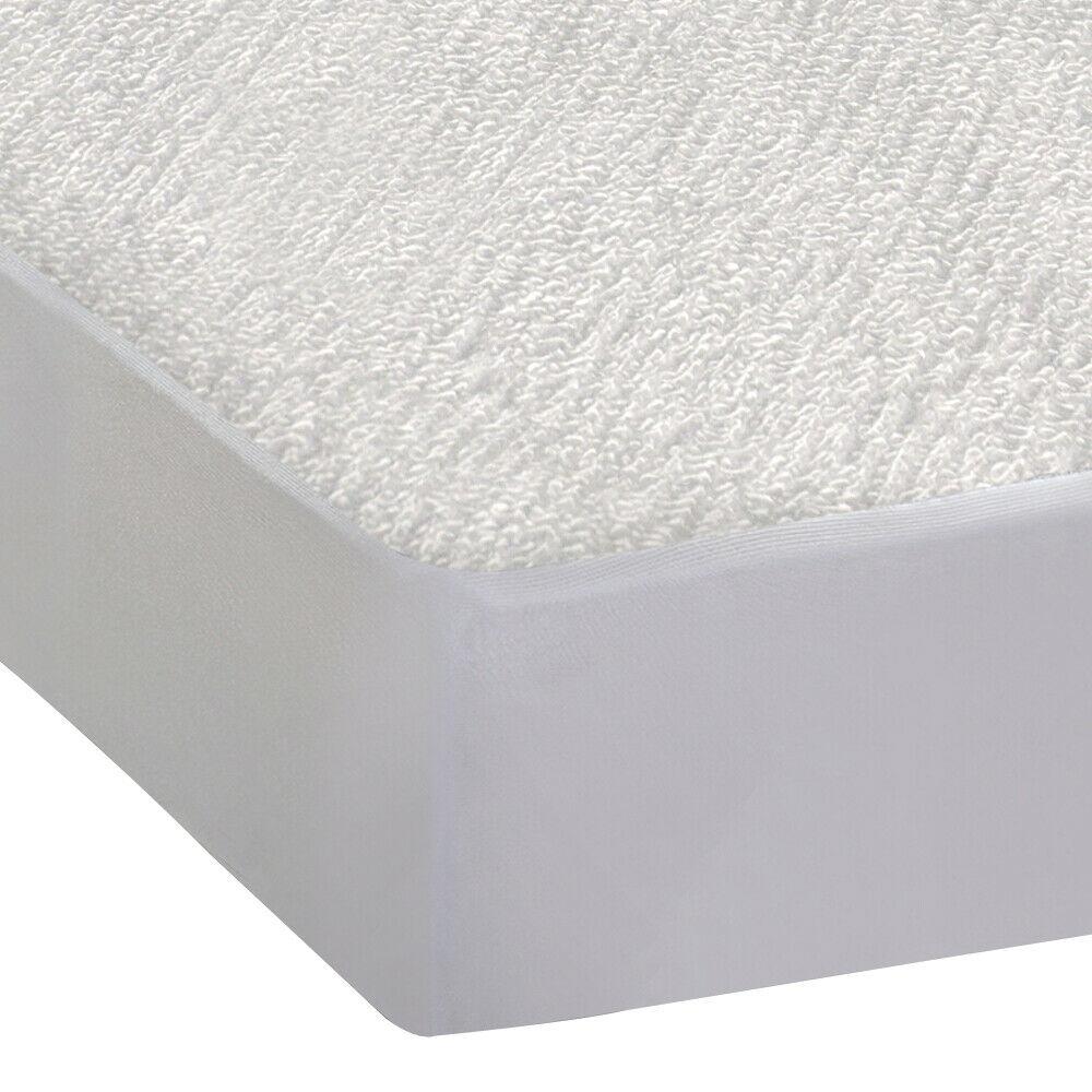 Fitted Waterproof Mattress Protector with Bamboo Fibre Cover Single Size Dreamz