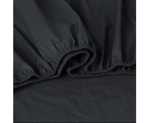Elan Linen Bed Sheets Elan Linen 100% Egyptian Cotton Vintage Washed 500TC Sheets Set - Charcoal