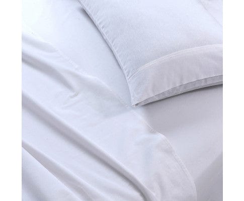 Elan Linen Bed Sheets Elan Linen 100% Egyptian Cotton Vintage Washed 500TC Sheets Set - White