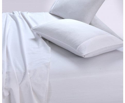 Elan Linen Bed Sheets Elan Linen 100% Egyptian Cotton Vintage Washed 500TC Sheets Set - White