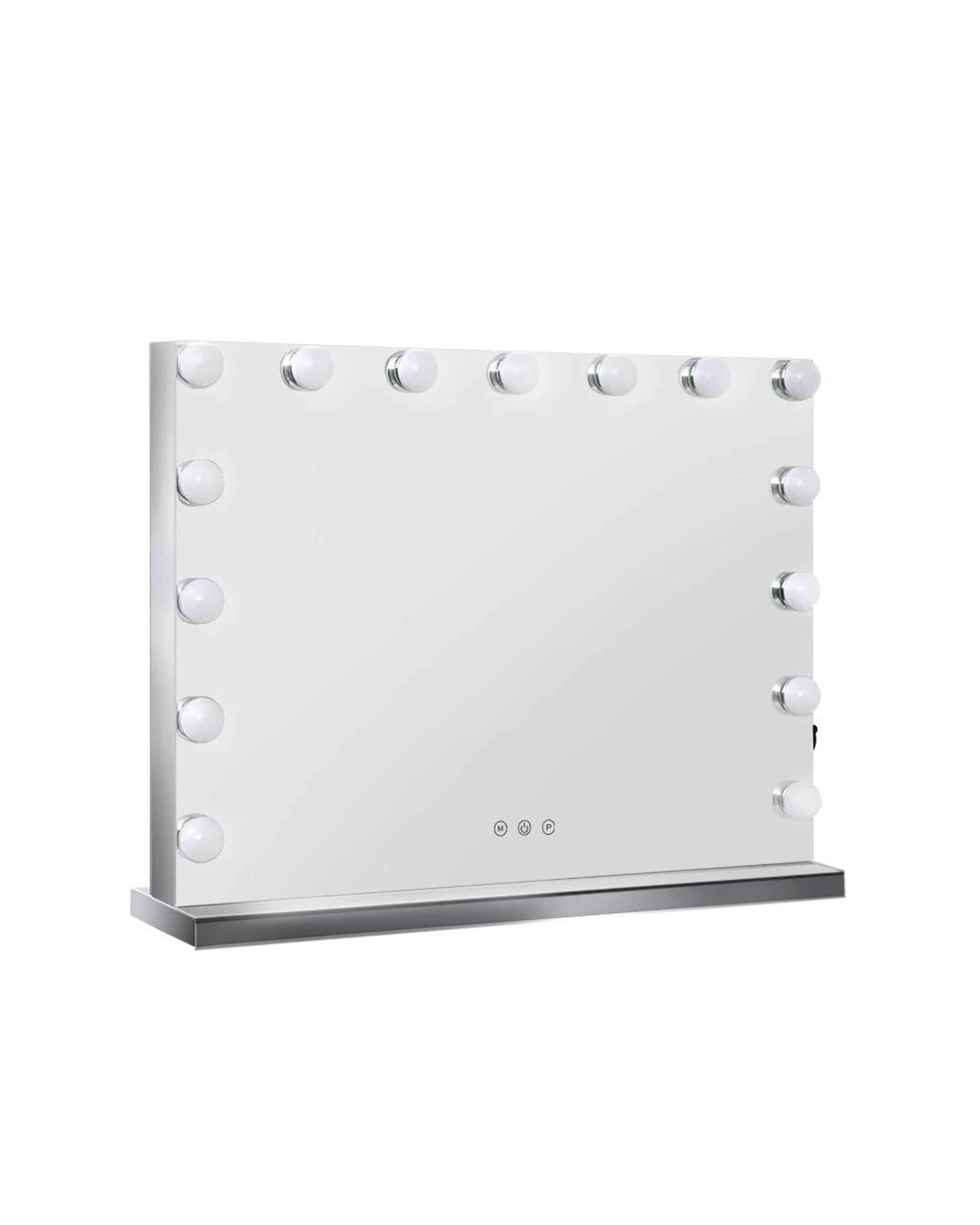 Embellir Mirror Hollywood Frameless Makeup Mirror With 15 LED Lighted Vanity Beauty 58cm x 46cm