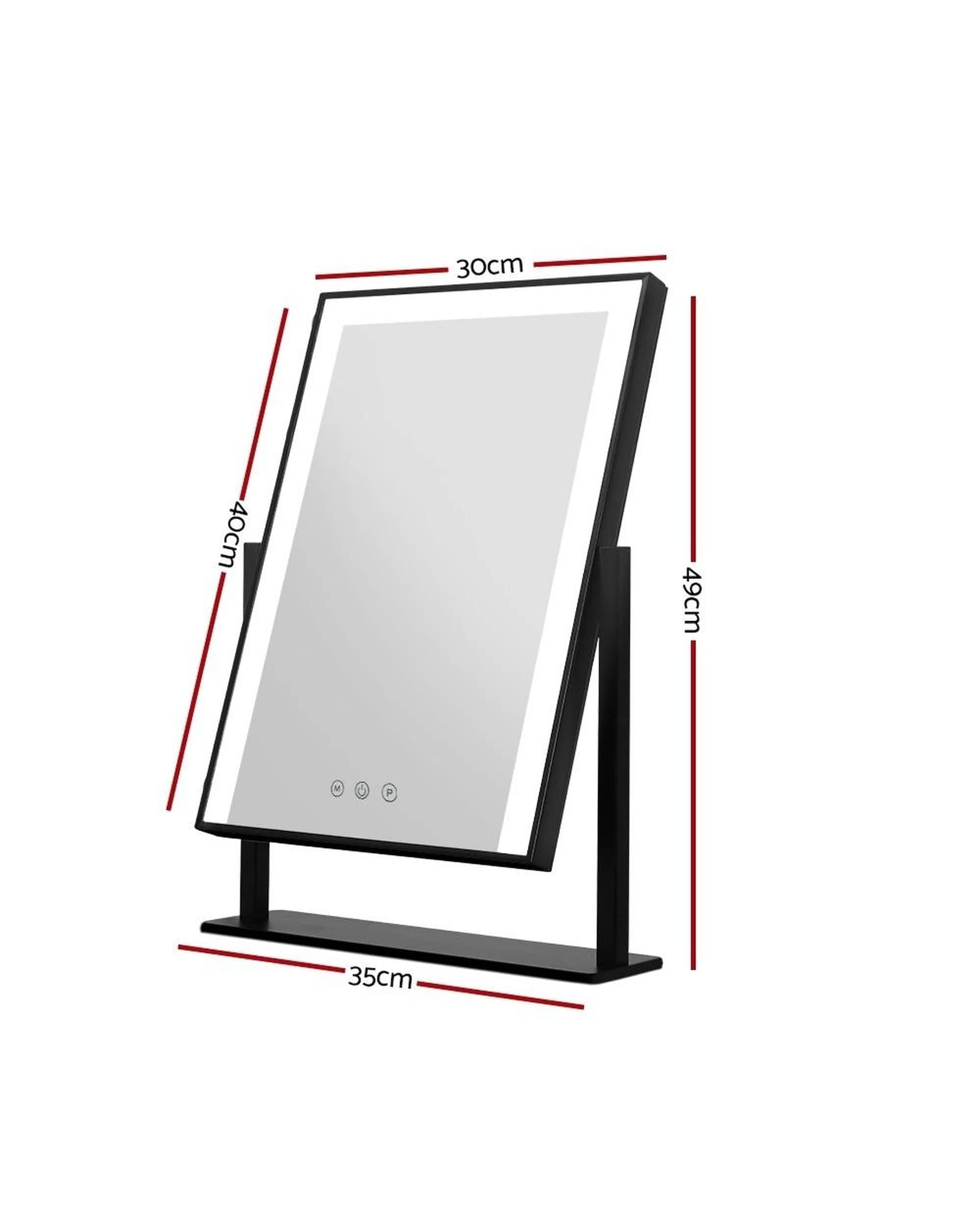 Embellir Mirror Hollywood Makeup Mirror With Light LED Strip Standing Tabletop Vanity