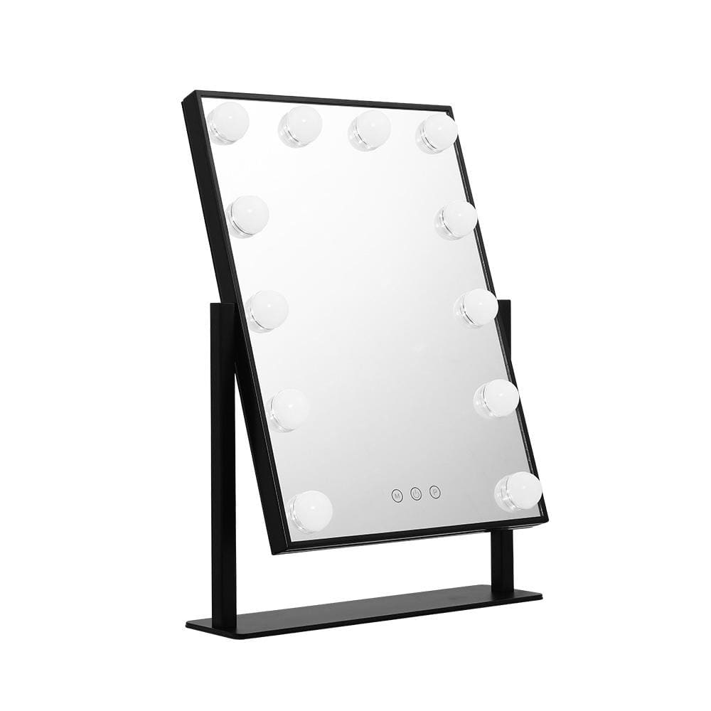 Embellir Mirror LED Standing Makeup Mirror - Black