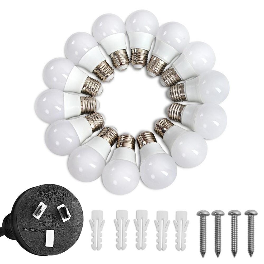 Embellir Mirror Make Up Mirror with LED Lights - Silver