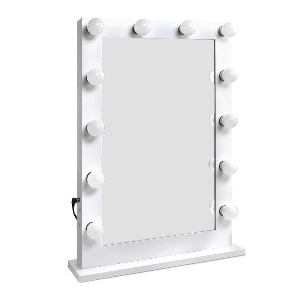 Embellir Mirror Make Up Mirror with LED Lights - White