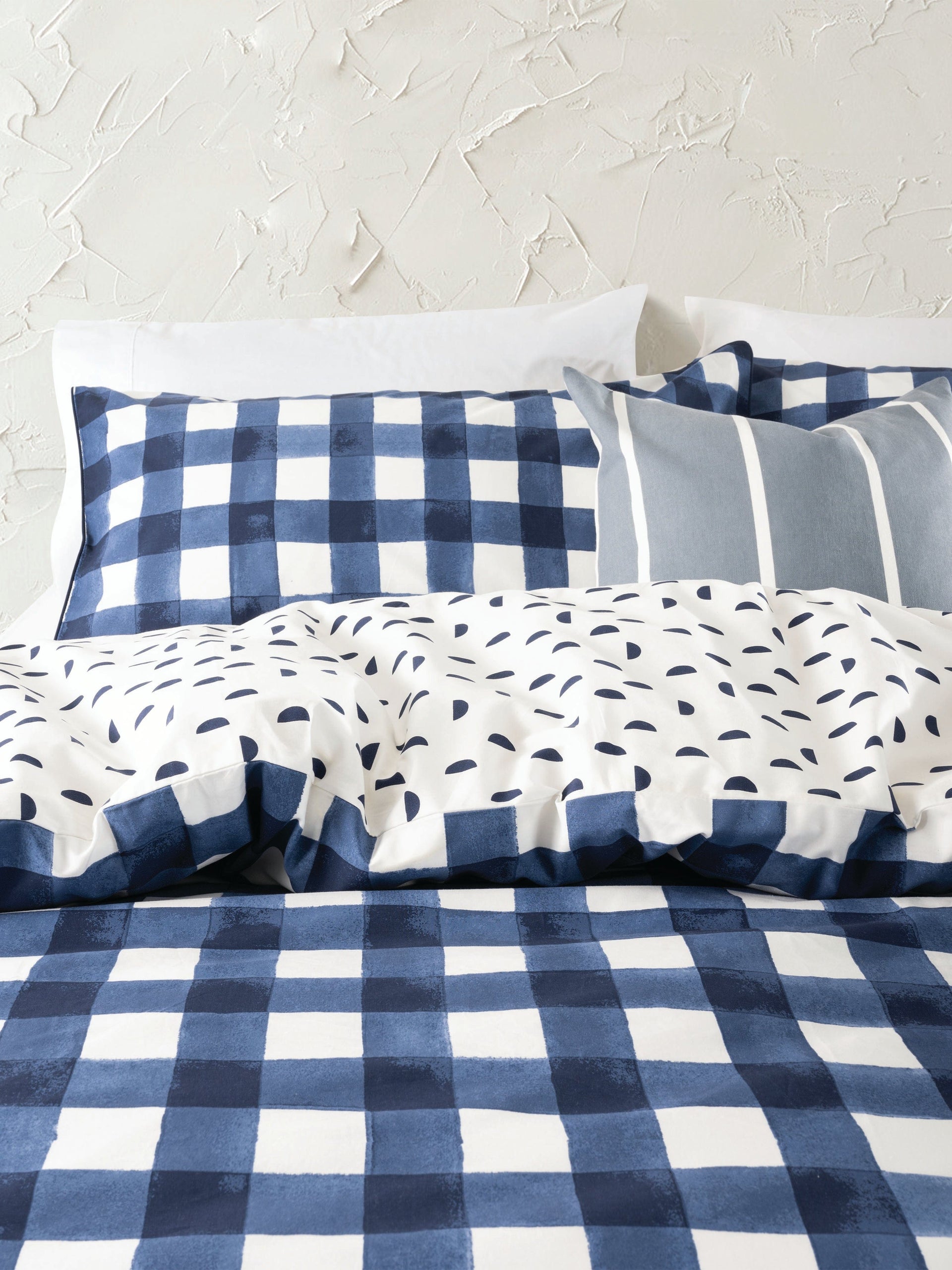 Espirit Quilt Cover Esprit Georgie Navy Quilt Cover Set