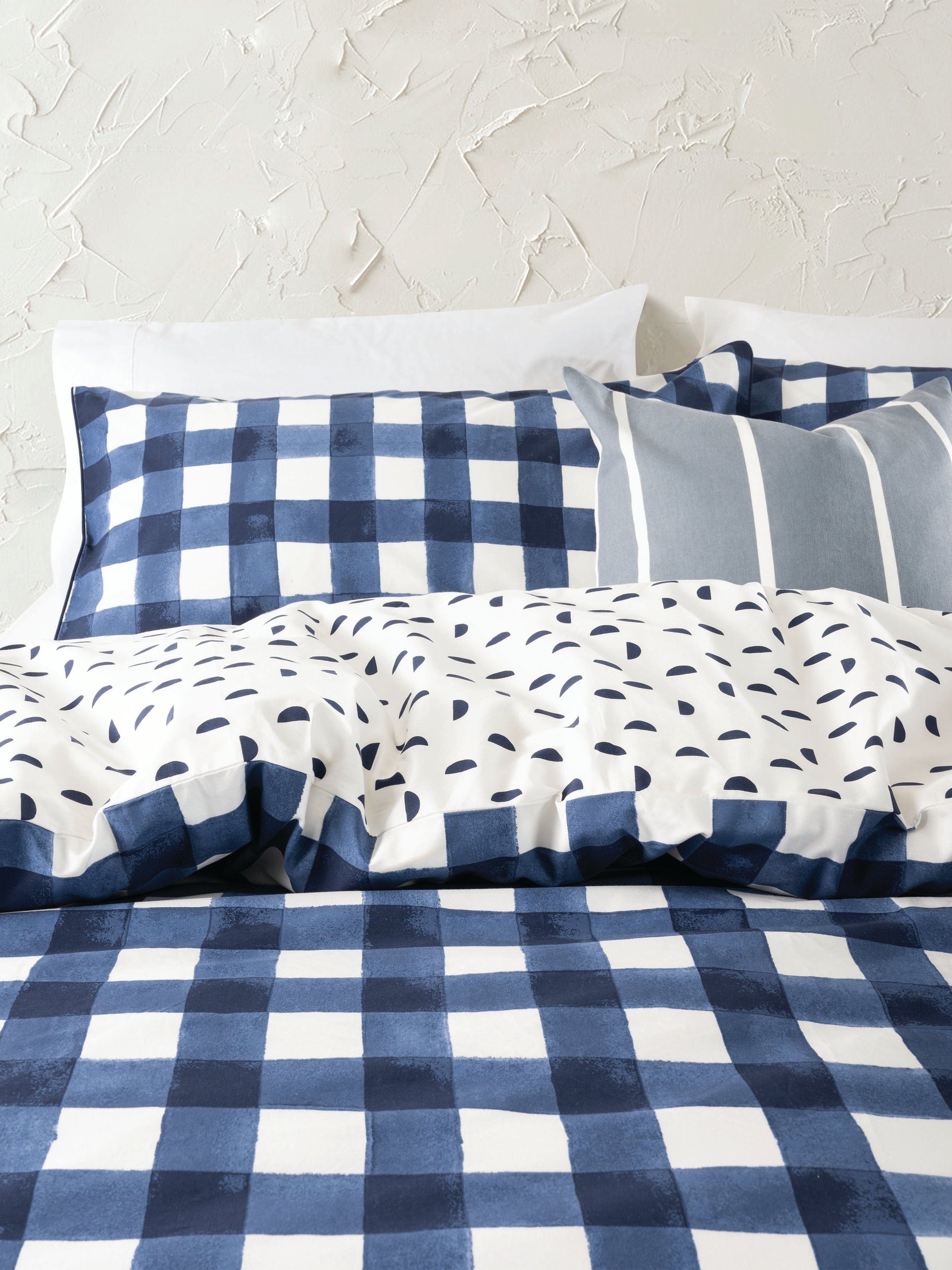 Espirit Quilt Cover Esprit Georgie Navy Quilt Cover Set