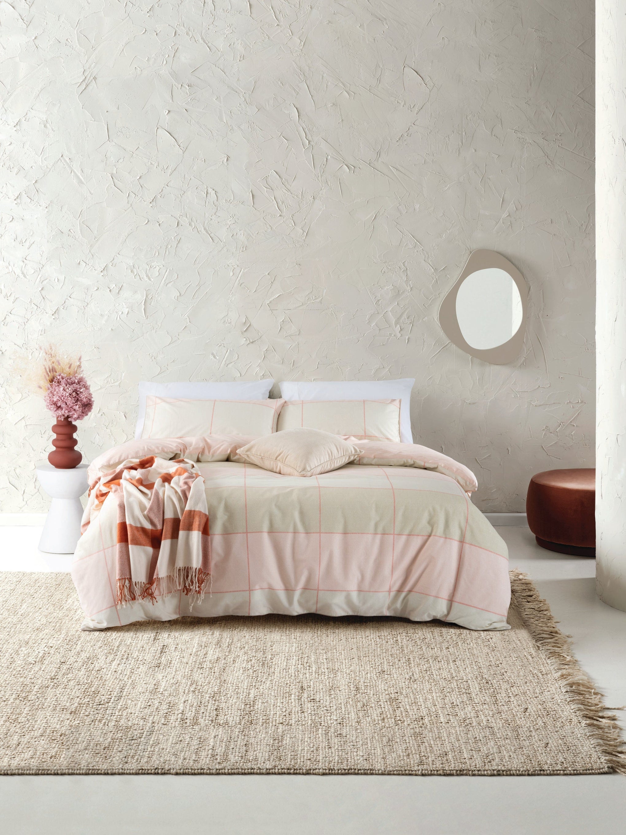Espirit Quilt Cover Esprit Phoebe Blush Quilt Cover Set