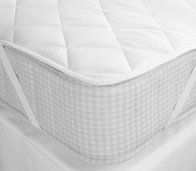 Essential Home Living Mattress Protector Essential Home Living QUILTED STRAPPED MATTRESS PROTECTOR