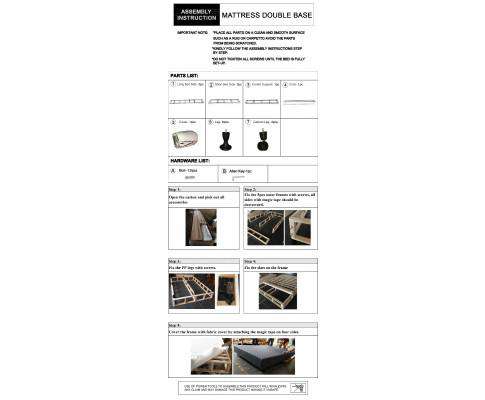 Feather Comfort Base Mattress Base - Charcoal