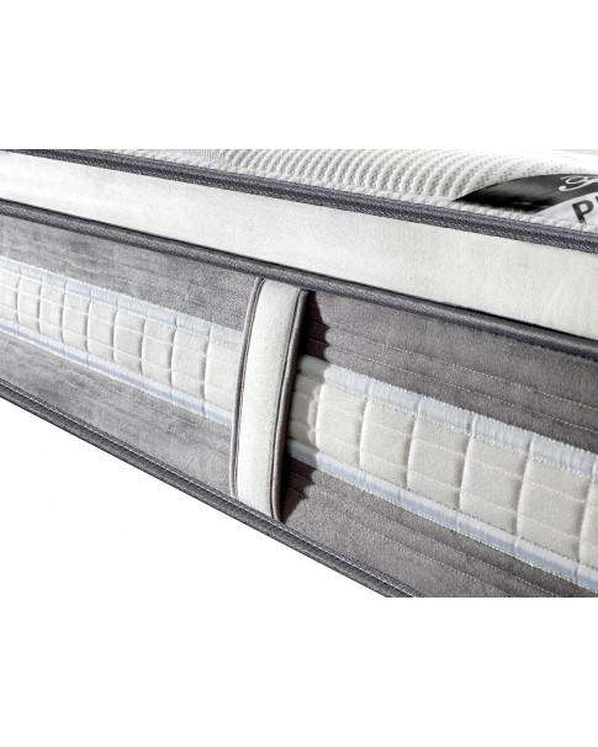 Feather Comfort Mattresses Premium Euro Top Pocket Spring Mattress - Medium/Firm