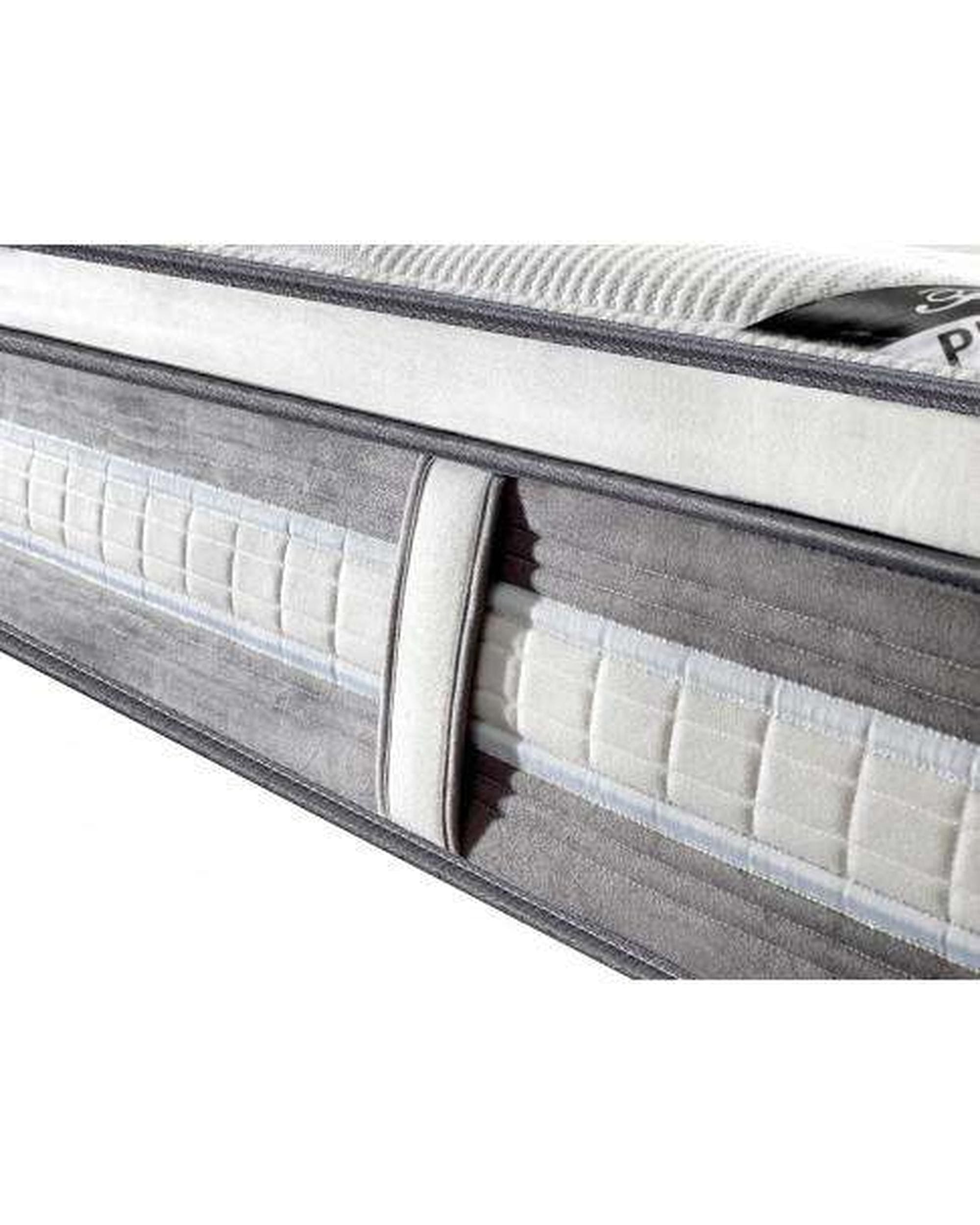 Feather Comfort Mattresses Premium Euro Top Pocket Spring Mattress - Medium/Firm