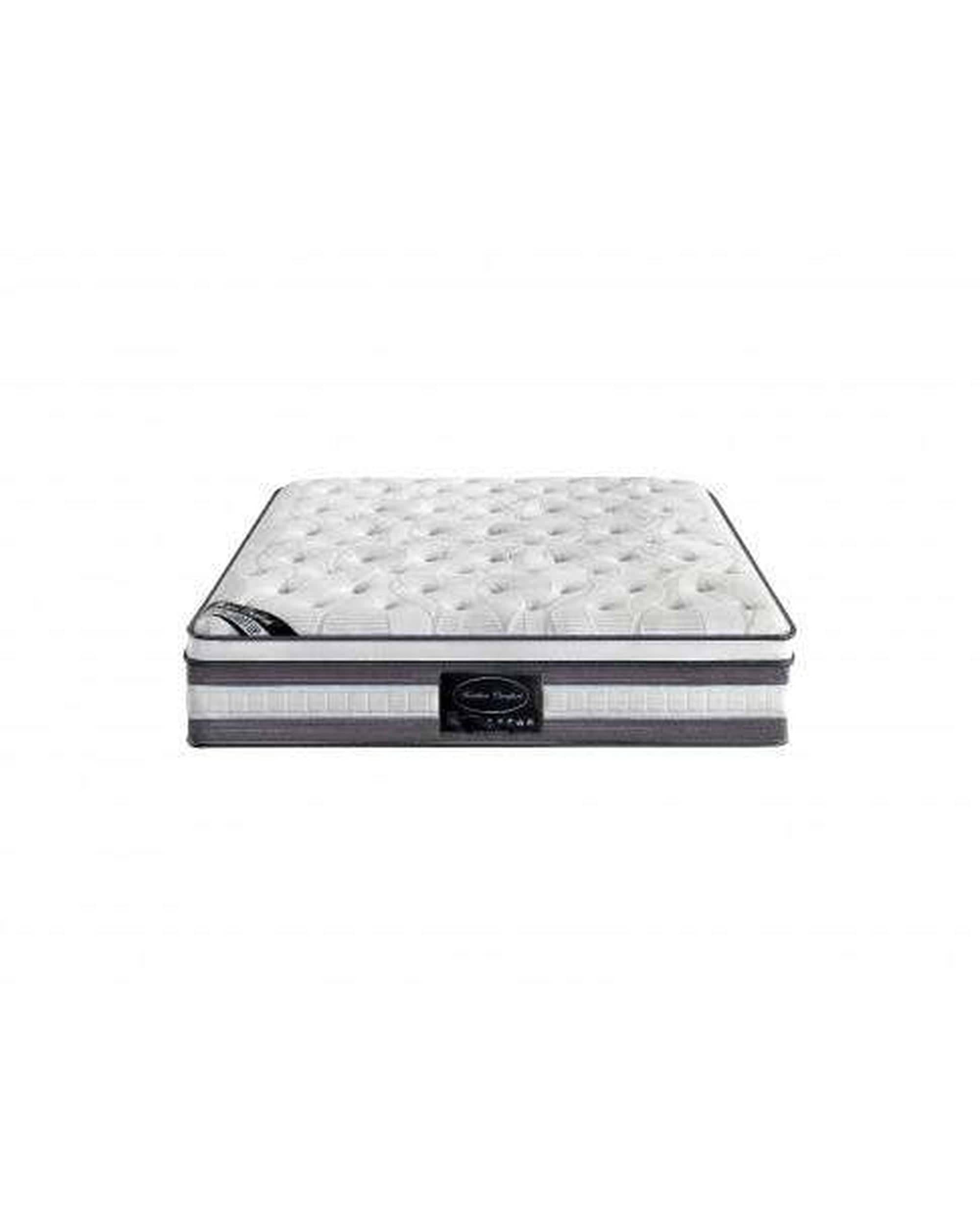 Feather Comfort Mattresses Premium Euro Top Pocket Spring Mattress - Medium/Firm