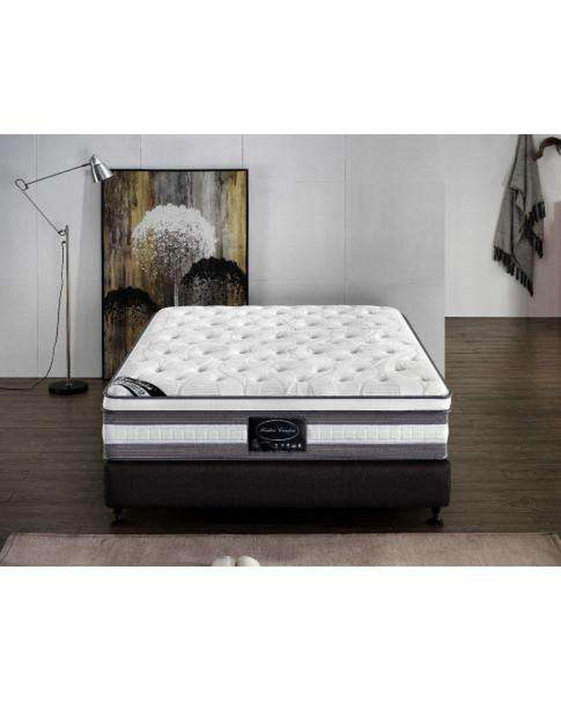 Feather Comfort Mattresses Premium Euro Top Pocket Spring Mattress - Medium/Firm