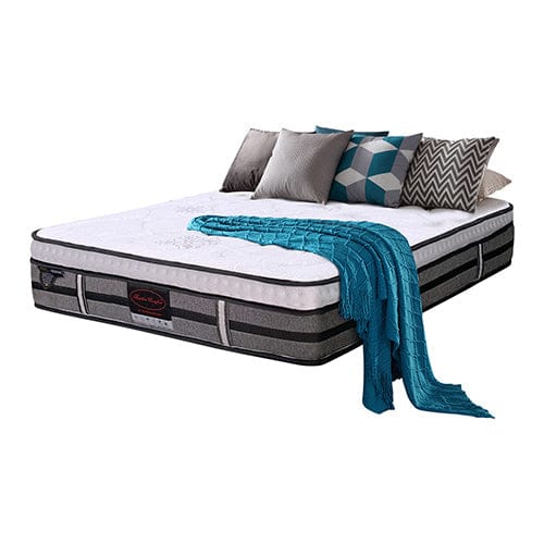 Feather Comfort Mattresses Sarman Nano Pocket Coil Deep Quilting Mattress
