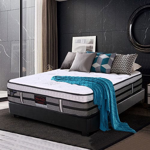Feather Comfort Mattresses Sarman Nano Pocket Coil Deep Quilting Mattress