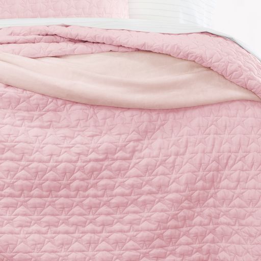 Jelly Bean BOBBY Coverlet Set - PINK & DENIM Jelly Bean Kids