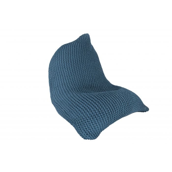 Ava Knitted Bean Bag TEAL Big Bedding Australia