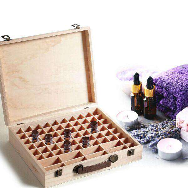 Essential Aromatherapy Oil Storage Box 70 LOTS Big Bedding Australia