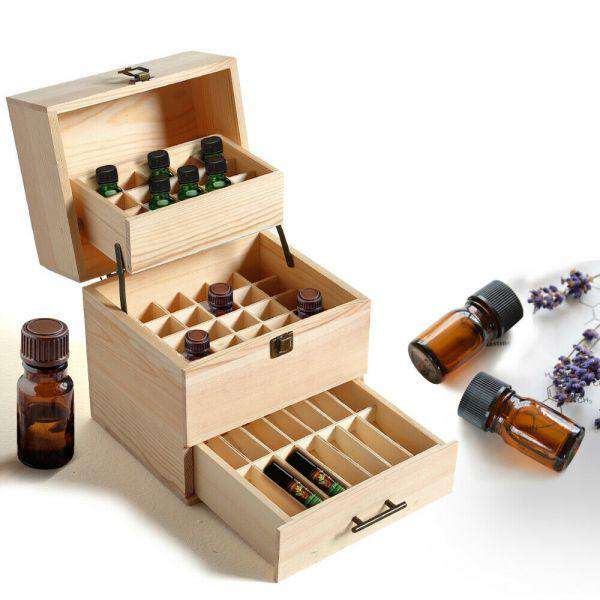 Essential Aromatherapy Oil Storage Box 59 SLOTS Big Bedding Australia