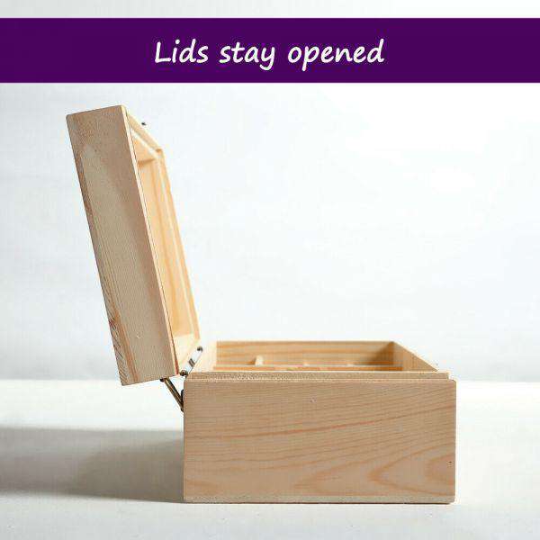 Big Bedding Australia Diffuser Accessories ESSENTIAL OIL STORAGE BOX WOODEN 25 SLOTS AROMATHERAPY CONTAINER ORGANISER