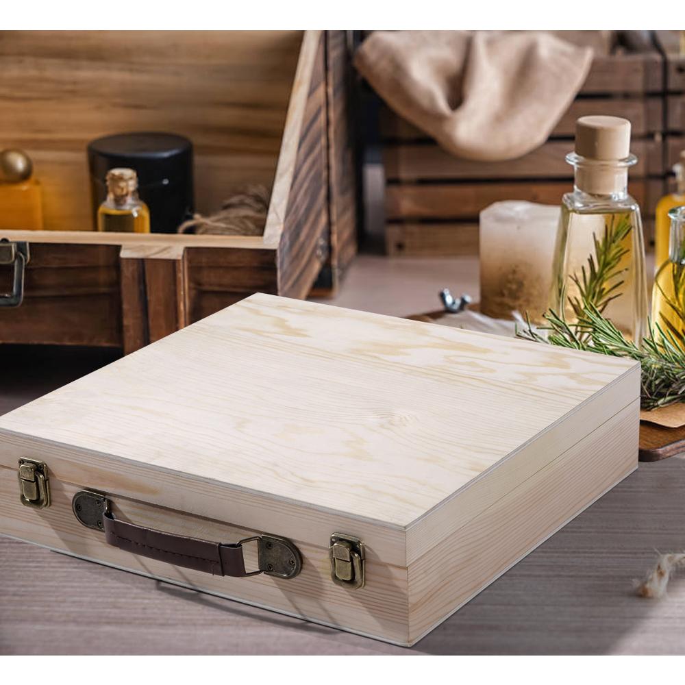 Essential Oil Storage Box Wooden 85 Slots Aromatherapy Container Organiser Case Big Bedding Australia