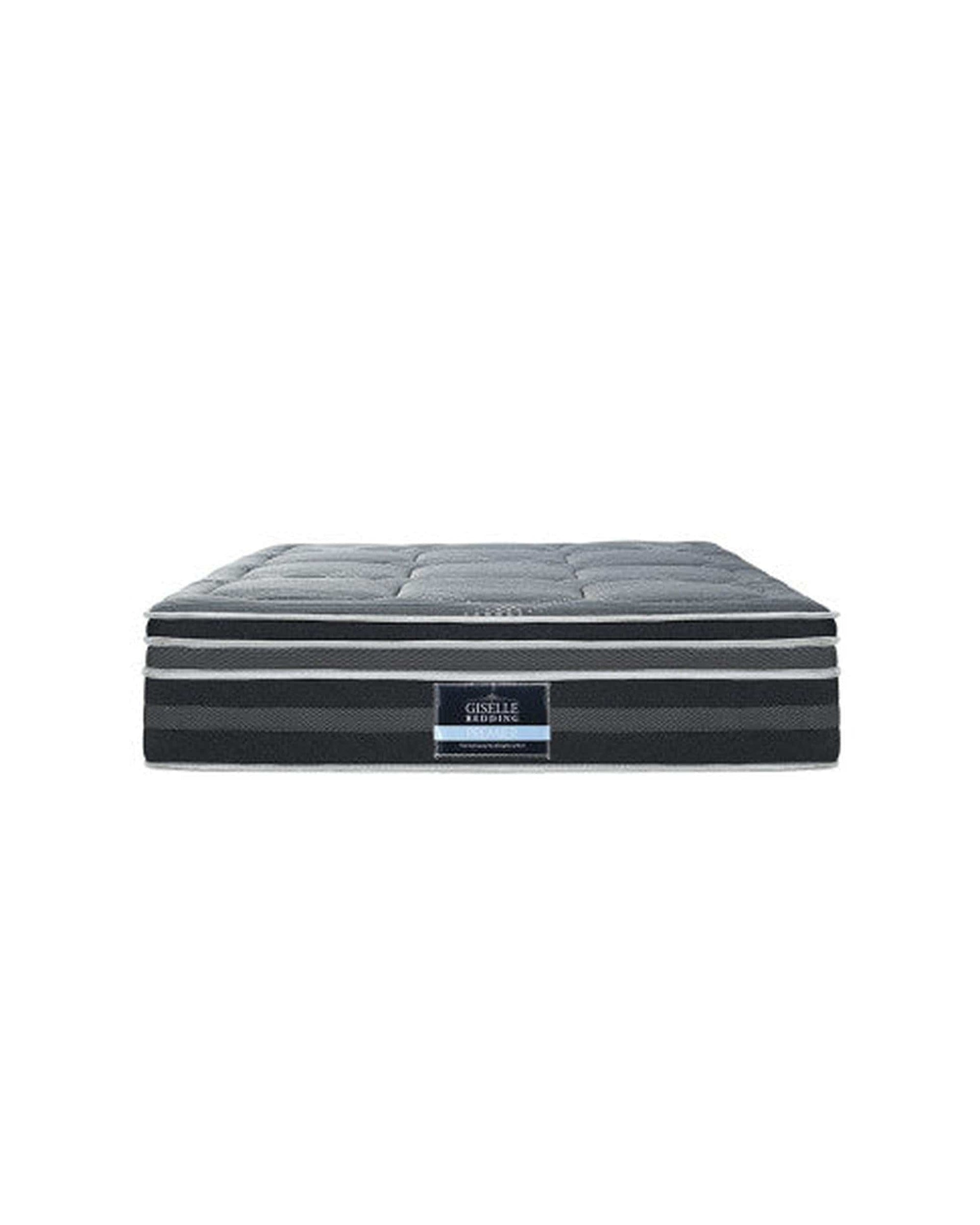 Giselle Mattresses 35CM Mattress Bed 7 Zone Dual Euro Top Pocket Spring Medium