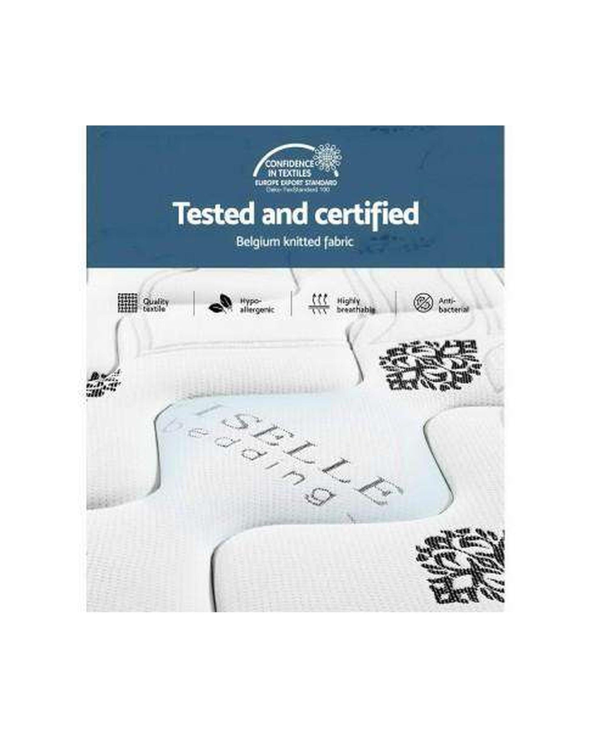 Giselle Mattresses 35cm Mattress Bed 7 Zone - Medium Firm