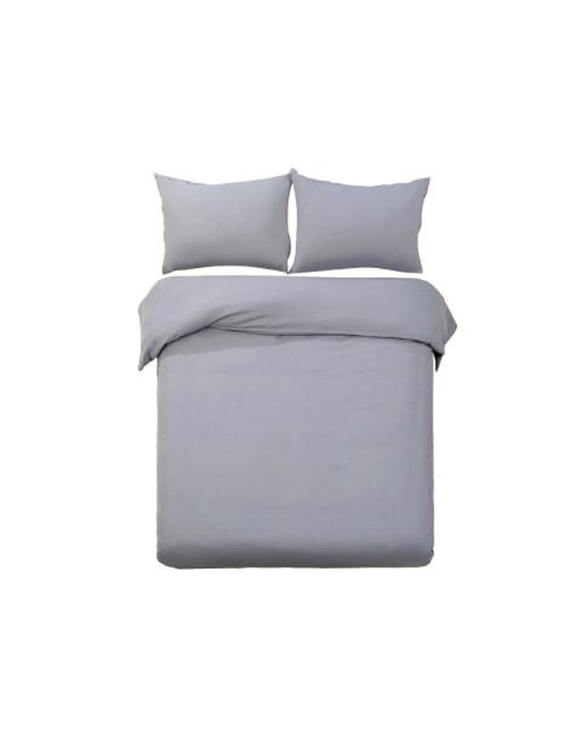 Giselle Quilt Cover Classic Quilt Cover Set - Grey