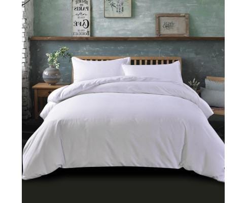 Giselle Quilt Cover Classic Quilt Cover Set - White