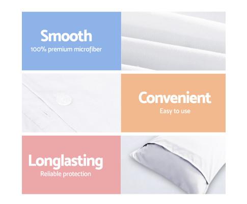 Giselle Quilt Cover Classic Quilt Cover Set - White