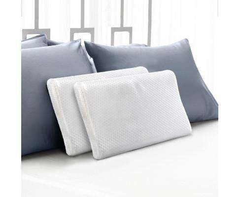 Giselle Pillows/Cushions DEL 2 X Memory Foam Pillow Kid Pillows Contour Low Profile Contour Small Cushion