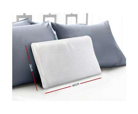 Giselle Pillows/Cushions DEL 2 X Memory Foam Pillow Kid Pillows Contour Low Profile Contour Small Cushion