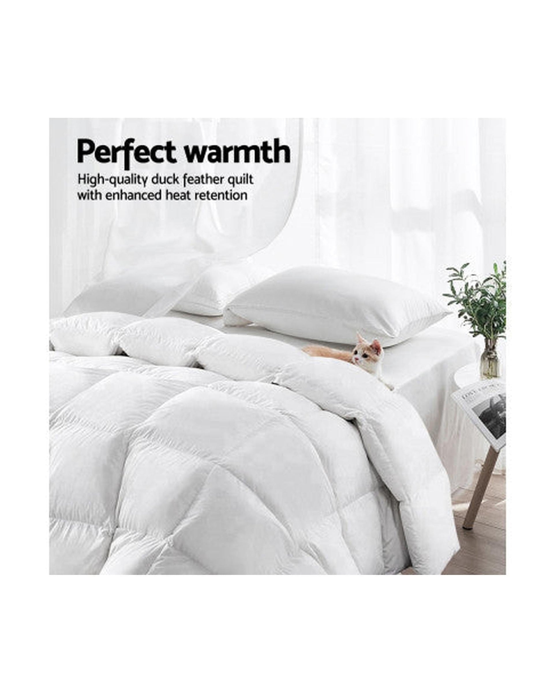 Giselle Duvet/Quilt Duck Down Feather Quilt 500GSM