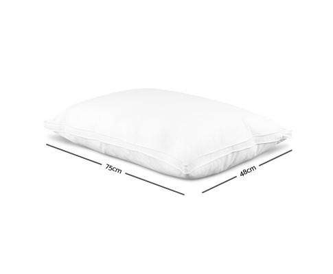Giselle Pillows/Cushions Duck Feather Down Twin Pack Pillow