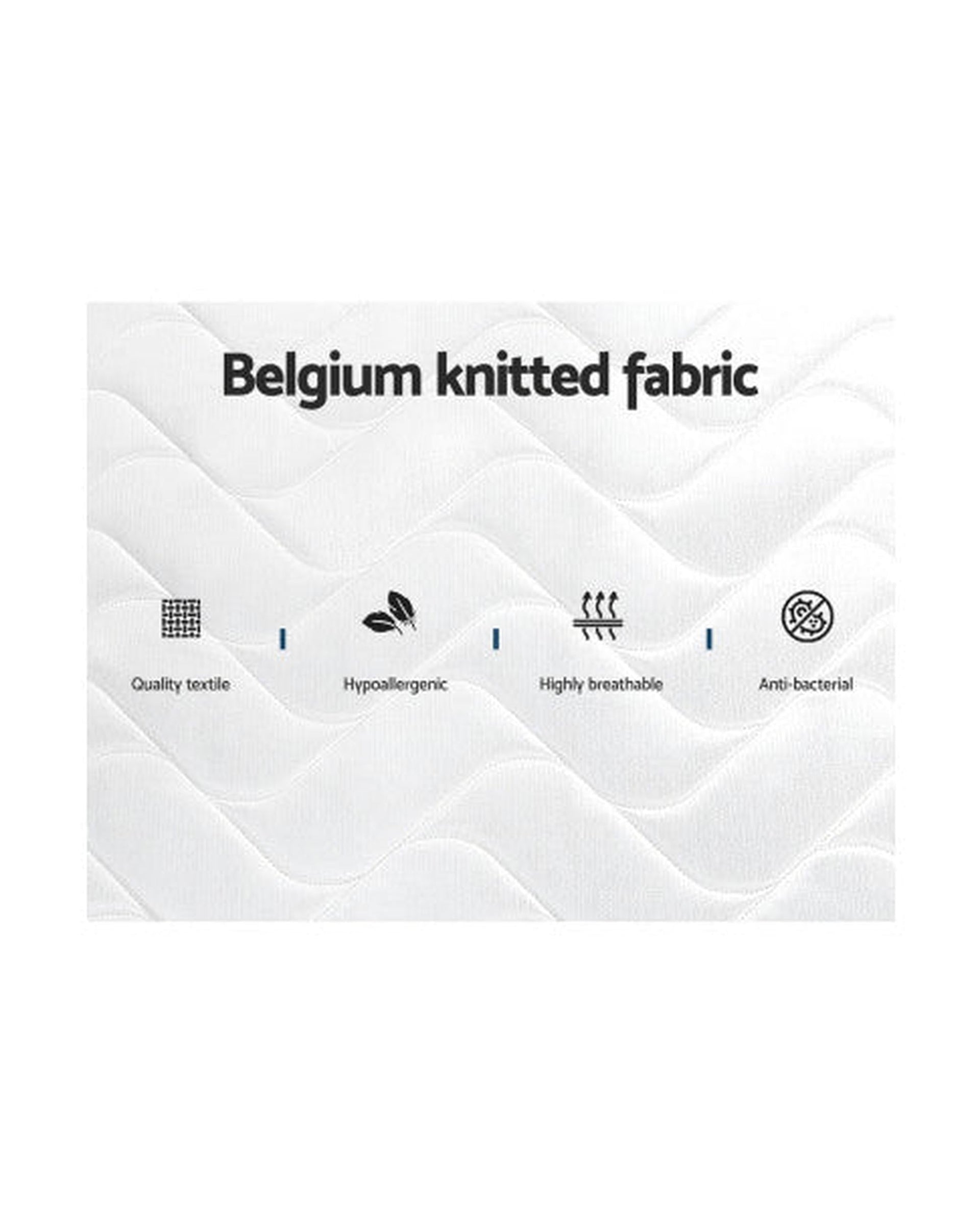 Giselle Mattresses Mattress Medium Firm Mattresses Tight Top Bed Bonnel Spring 13cm