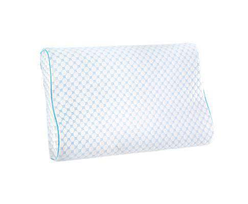Giselle Pillows/Cushions Memory Foam Pillow Ice Silk Cover Contour Pillows Cool Cervical Support