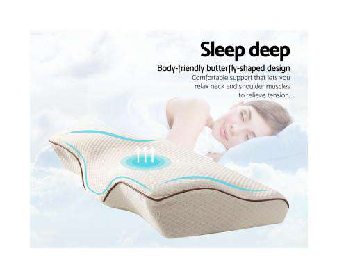 Giselle Pillows/Cushions Memory Foam Pillow Neck Pillows Contour Rebound Pain Relief Support