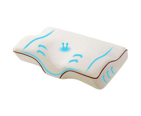 Giselle Pillows/Cushions Memory Foam Pillow Neck Pillows Contour Rebound Pain Relief Support