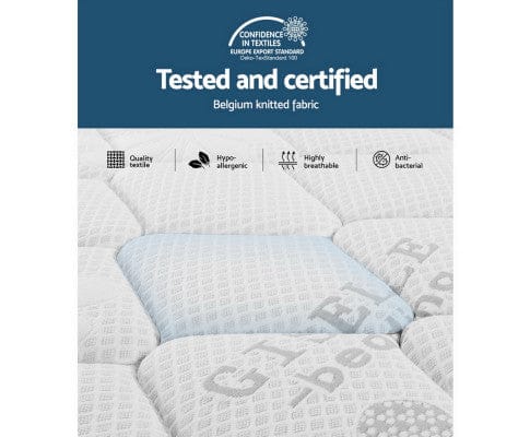 Giselle Mattresses Regine Euro Top Pocket Spring Mattress 28cm Thick