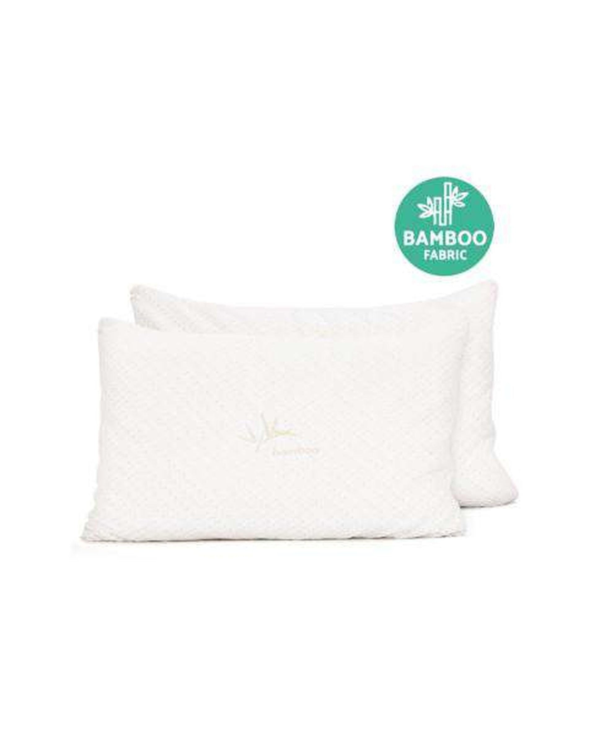 Giselle Pillows/Cushions Set of 2 Single Bamboo Memory Foam Pillow