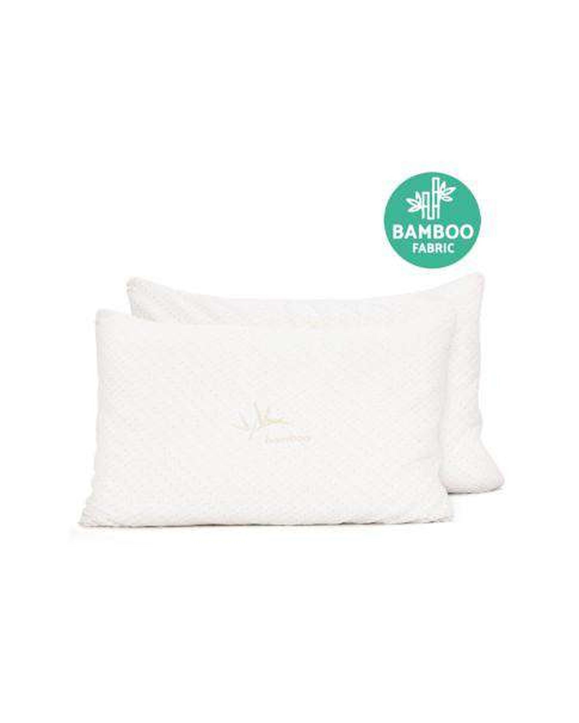Giselle Pillows/Cushions Set of 2 Single Bamboo Memory Foam Pillow