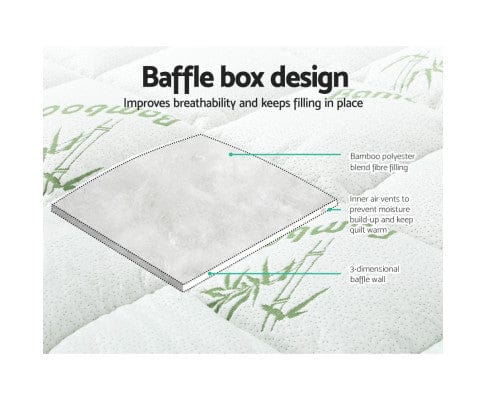 Giselle Mattress Topper Topper Mattress Toppers Bamboo Fabric Fibre Bed Pad Protector