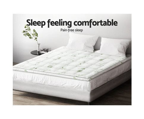 Giselle Mattress Topper Topper Mattress Toppers Bamboo Fabric Fibre Bed Pad Protector