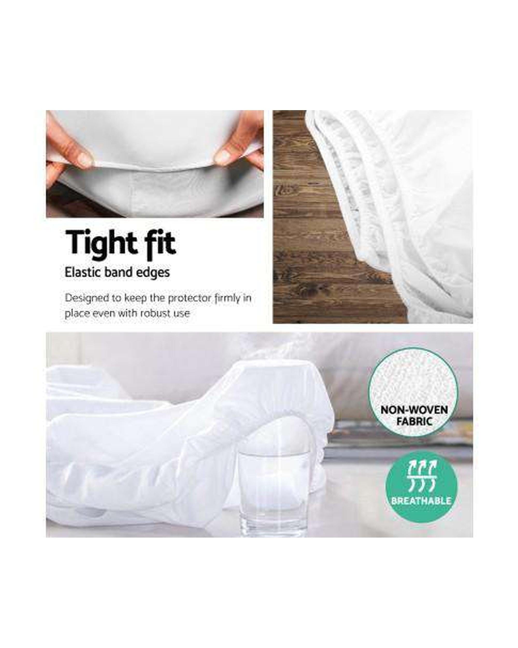 Giselle Mattress Protector Waterproof Bamboo Mattress Protector