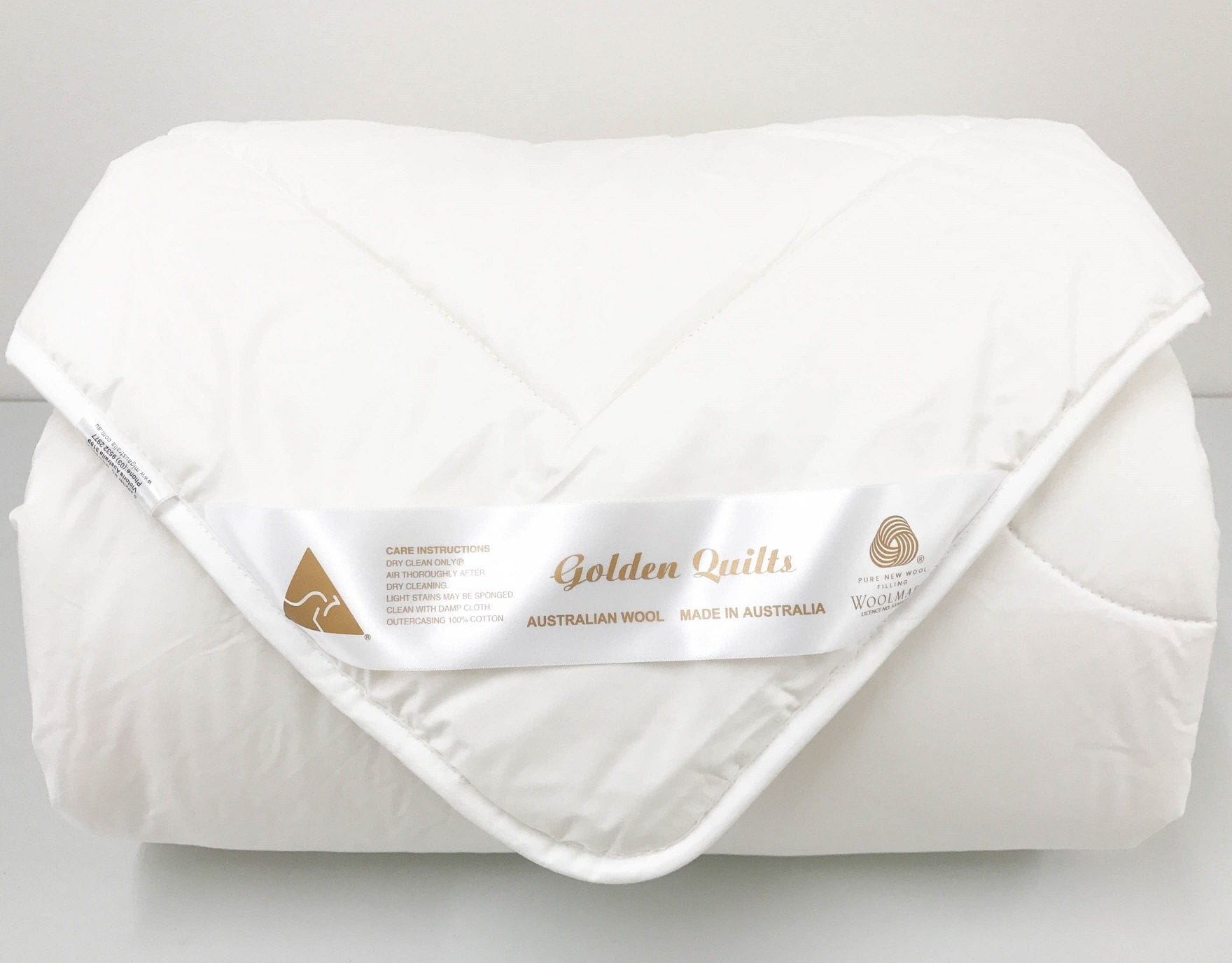 Golden Quilts Duvet/Quilt Golden Quilts WASHABLE WOOL BLEND QUILT 500GSM